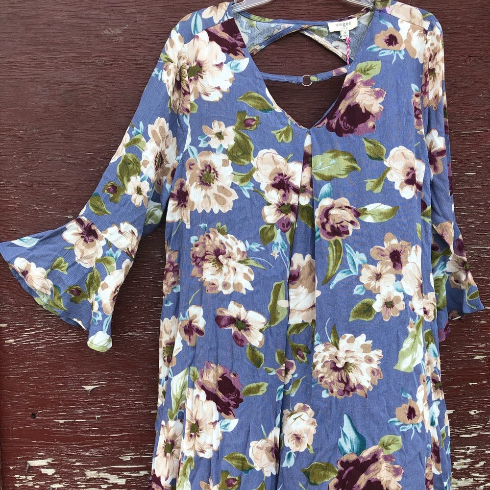 Lavender/ purple floral dress